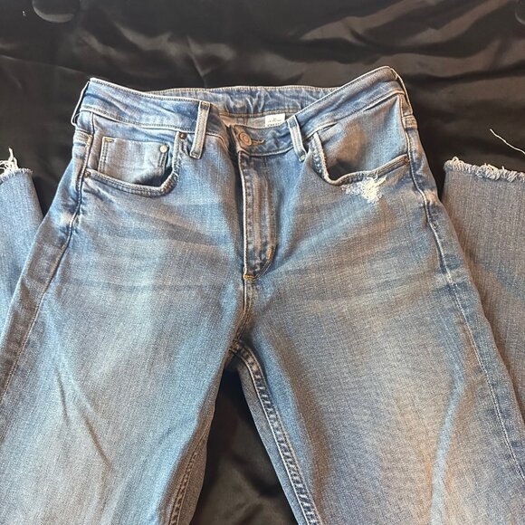 🎀H&M &DENIM Straight Ankle Regular Waist Jeans - Picture 2 of 6
